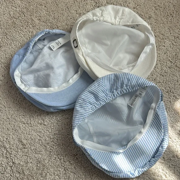 NWOT Janie and Jack newsboy caps